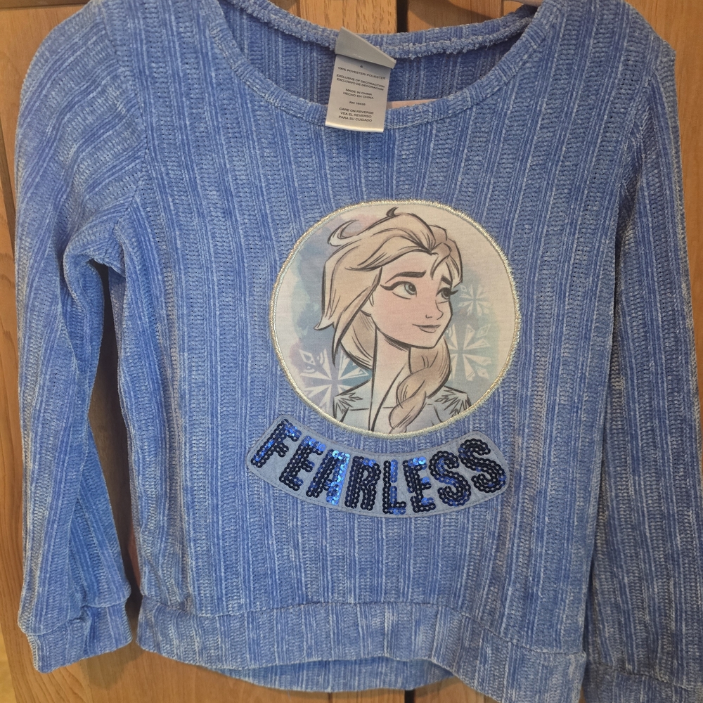 Fearless Blue Kids Top